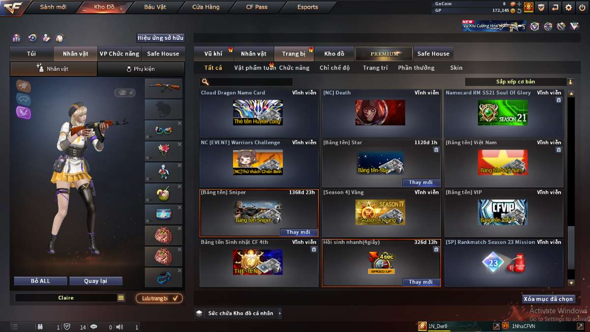 shop acc cf uy tin gia re